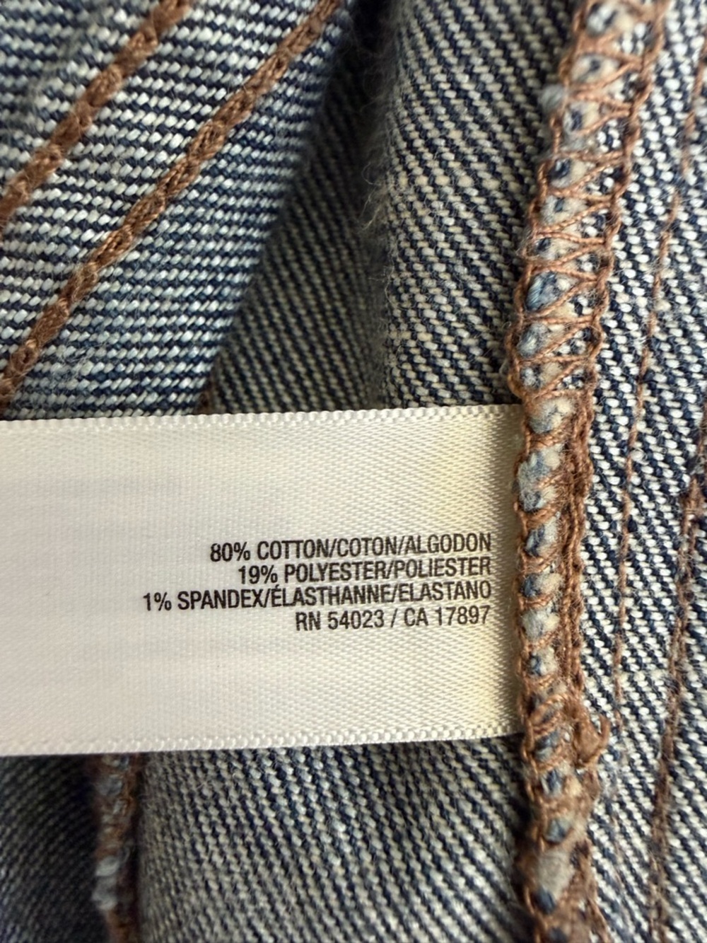 Old Navy Dark Worn Denim Trucker Jean Jacket Vintage 2012 Size S Classic - Picture 11 of 12